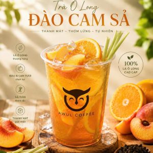 Olong đào cam sả