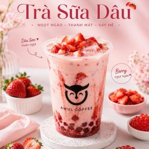 Trà sữa dâu